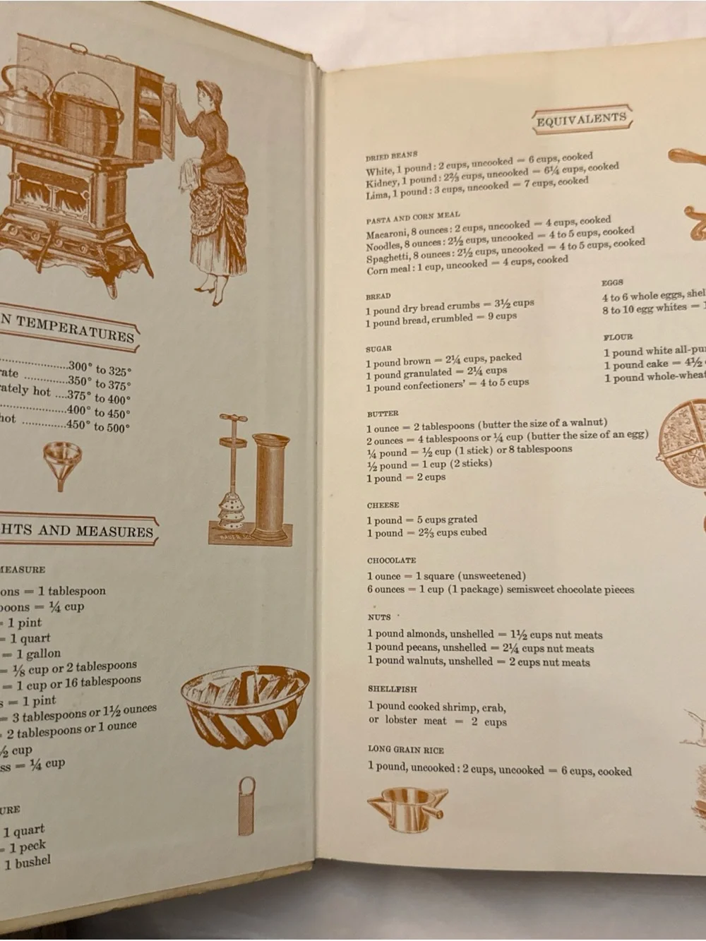The American Heritage Cookbook - bonus booklet Cream Cover colonial